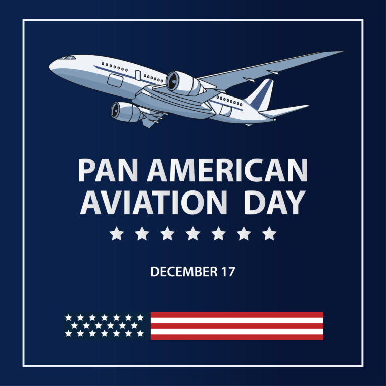 Pan American aviation day banner