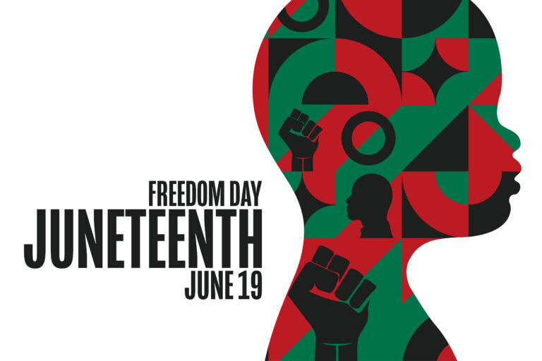 Juneteenth. Freedom Day. June 19. Holiday concept